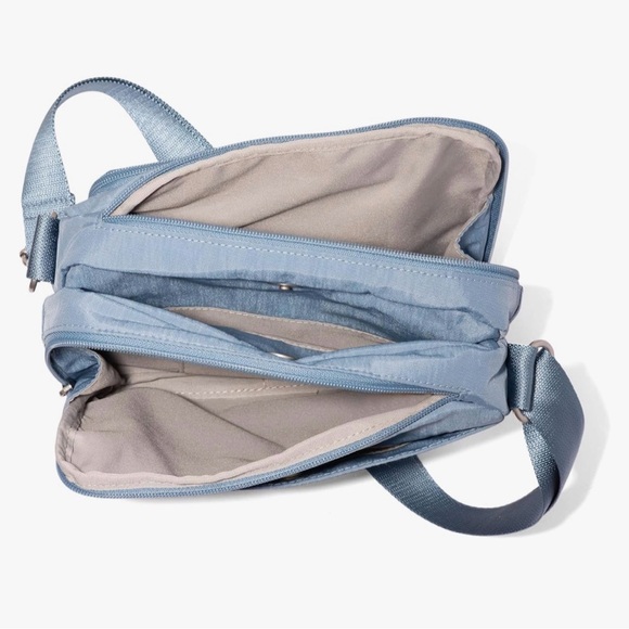 Baggallini Slate Blue Messenger Bag - Picture 7 of 15